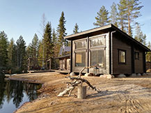 Metsäkämppä eräikkuna